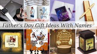 Fathers day gift ideas with names for girls and boysFathers day gifts
