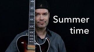 Summertime Dm - Achim Kohl - Jazz Guitar Improvisation with Tabs