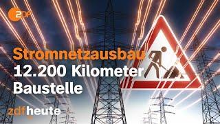 Energiewende Massiver Ausbau des Stromnetzes und der Stromspeicher notwendig  ZDFheute erklärt