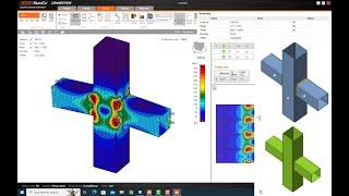 Design a Steel connections using software IDEA Statica