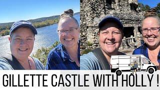 Exploring Gillette Castle & Book Barn  Solo Female VanLife