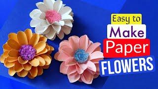 how to make paper flowersकागज के फूल कैसे बनाएंDIY Paper craftkagaj ke phoolPAPER FLOWER MAKING