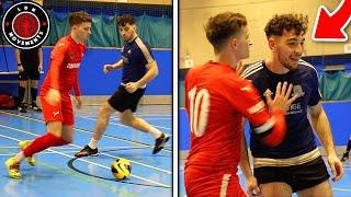 I Played in a PRO FUTSAL MATCH & It Was VIOLENT Football Skills & Goals