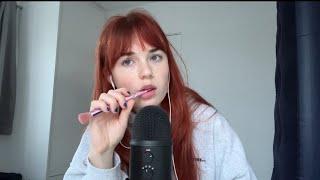 ASMR FAST AND AGGRESSIVE SPIT PAINTING MOUTH SOUNDS AND NIBBLING