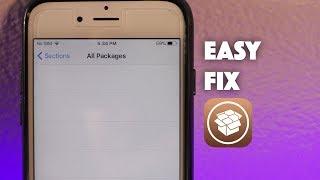 Fix Blank Cydia Sources after Electra Jailbreak iOS 11 & method https Error