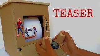 How to make Spiderman Desktop Game from Cardboard Teaser - Tricknew