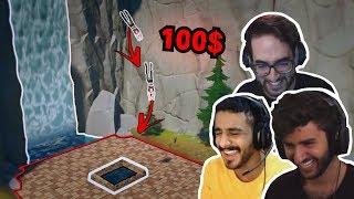 انقز من الشلال وأدخل في الحفره الصحيحه ولك 100 دولااار  مع شونق بونق وناصر  فورت نايت