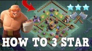 How To 3 Star A Builder Hall 4 Base  Clash Of Clans 