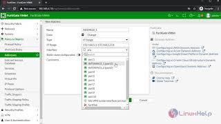 How to configure Interfaces Address and Firewall policy on Fortigate