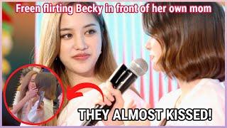 FreenBecky Freen Flirting Becky in front of her mom  THEY ALMOST KISSED