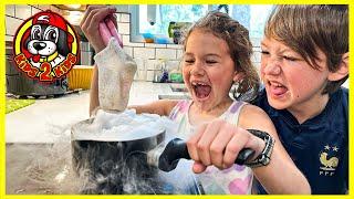 Kids Pretend ‍ ROCKS & SOCKS STEW Caleb & Isabel Bake Croissants for Princess Mary
