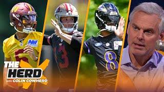 Commanders 49ers in Wild Card Ravens AFC North champs make Colins playoff predictions  THE HERD