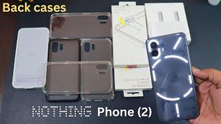 Nothing Phone 2 Back Cases Tempered Glass and Charger  All Original Accessories