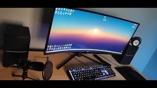 Black Matter 34inch Monoprice unboxing + OSD overview