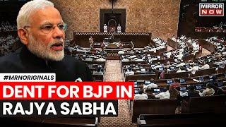 BJP Rajya Sabha  BJPs Rajya Sabha Tally Drops To 86 NDA 12 Below Majority Mark  Parliament