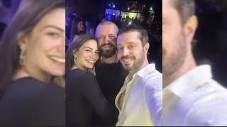 BOOM  Demet Özdemir danced by climbing on the table at Murat Bozs concert 