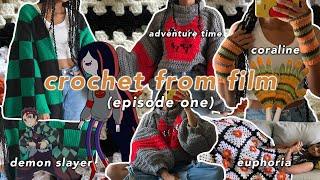 ️ Crocheting Pieces from Films  Episode One Euphoria Demon Slayer Coraline Adventure Time