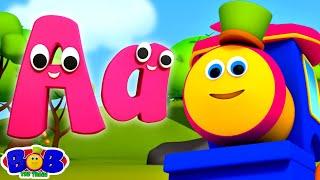 Learn Alphabets - A to Z Nursery Rhyme & Kids Song by Bob The Train