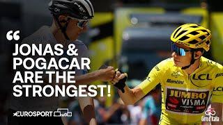 How do Tadej Pogačar and Jonas Vingegaard compare to the rest?   Eurosport Cycling