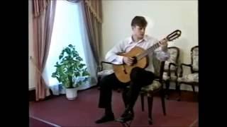Сергей Гаврилов гитара играет Эйтор Вила-Лобос Прелюдия №1