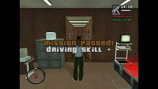GTA San Anddreas Car School  How To Get Full Driving Skill In San Andreas  Easy Trick