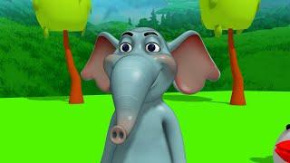 Hathi Raja Kahan Chale Nursery Rhyme  हाथी राजा कहाँ चले  Hindi