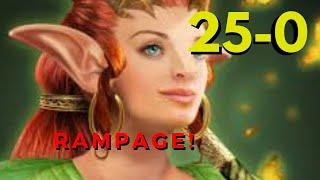 25-0  Rampage Enchantress - Dota 2
