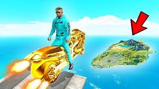 GTA 5 WHICH GOLDEN SUPERBIKE Can JUMP THE MOST DISTANCE with CHOP & BOB