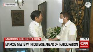 Marcos meets with Duterte ahead of inauguration  The Oath The Presidential Inauguration