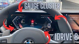 How To Adjust BMWs iDrive8 Gauge Cluster