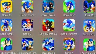 Sonic DashSonic 2Sonic ForcesSonic CDSonic Speed SimulatorSONIC MORPHS XSONIC BARRYS PRISON..