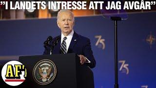 Joe Biden hoppar av som presidentkandidat