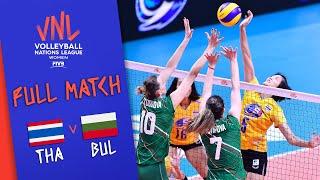Thailand  Bulgaria - Full Match  Women’s Volleyball Nations League 2019