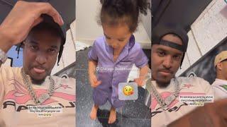 Lil Reese Spending Time With His Daughter In Downtown Chicago