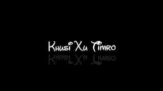 Timro Pratiksha - Song  Hindi Version  Black screen status  #timropratiksha #trending#intagram
