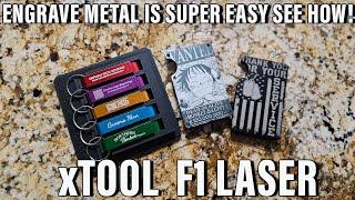 xTool F1 Laser Engraver is great for Metal Engraving