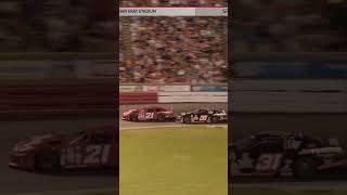 Another classic Bowman Gray Stadium bump and run for the win