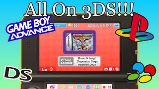 How To Put ANY RETRO GAME On Your 3DS Homes Screen SNES GBA PS1 etc. #3ds #homebrew #emulation