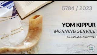 Yom Kippur Morning Service including Yizkor 57842023  Congregation Bnai Tzedek  Sep. 25 2023