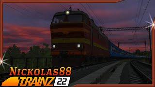 Trainz 22 Поезд № 318 БЕЛЫЕ НОЧИ часть 3  