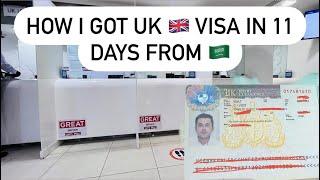 How to apply UK Visa from Saudi Arabia without agent in 2023  Step by Step Tutorial