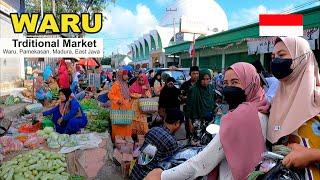 indonesian village market vlog trying to walk in the village weekly market indonesia village