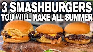 The Smash Burger Trio  Blackstone Griddle