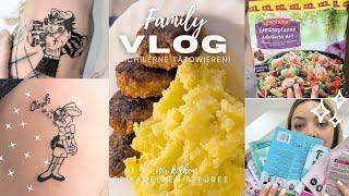FamilyVlog • Lidl Haul• kochen • sehr viel quatschen - ich habe meinen Mann tätowiert 🫣