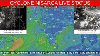 RECORDED LIVE Cyclone Nisarga Live Tracking LandFall  3rd June 2020