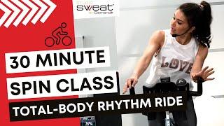 Free 30 Minute Spin® Class  Total-Body Rhythm Ride Indoor Cycling Workout With Miriam