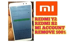 Redmi y2 mi account remove