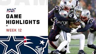 Cowboys vs. Patriots Week 12 Highlights  NFL 2019