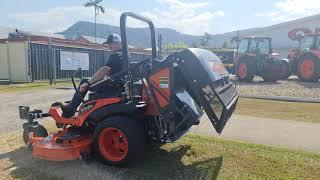 Kubota Hopper Style Grass Catcher Demonstration