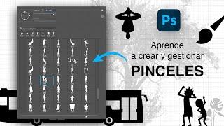 Cómo CREAR Y GESTIONAR PINCELES en Photoshop  Photoshop para Arquitectos